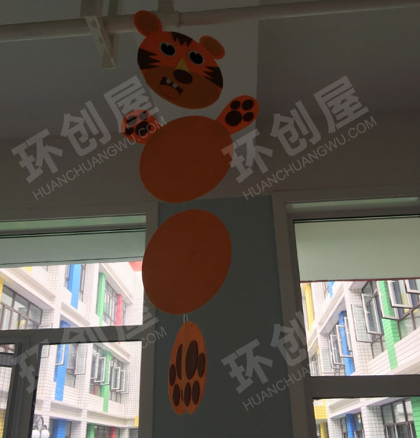 幼儿园动物花花衣吊饰图片