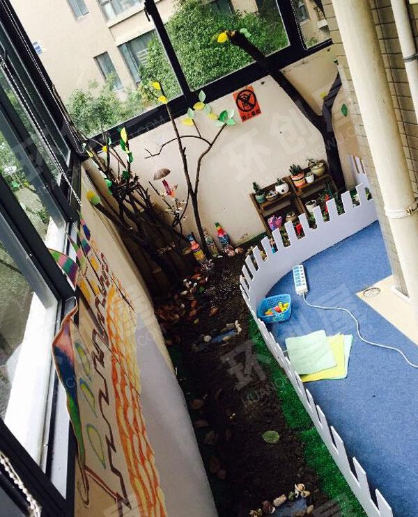 幼儿园走廊秋天的自然角图片