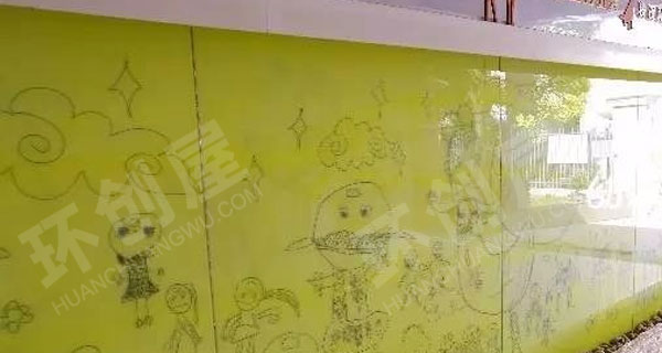 幼儿园抽象艺术绘画走廊墙面环创图片
