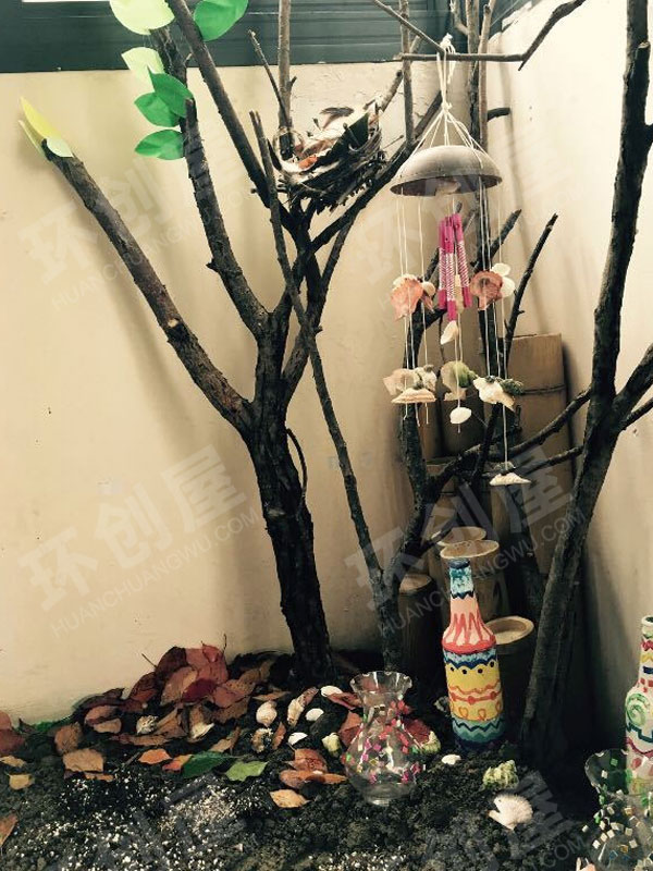幼儿园走廊秋天的自然角图片