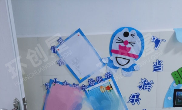 幼儿园环创哆啦A梦主题家园联系栏图片