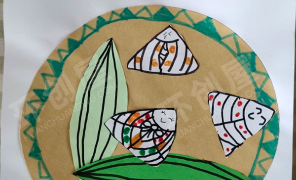 幼儿园端午节主题作品展示图片
