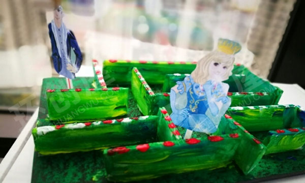 幼儿园建构区彩色迷宫图片