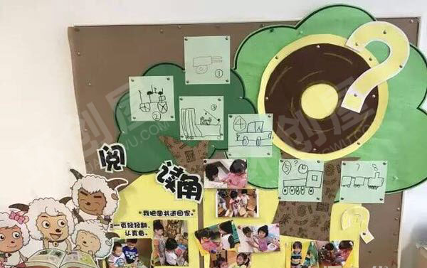幼儿园安静温馨的阅读区图片