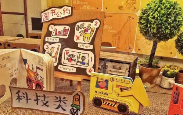 幼儿园创意图书角图片