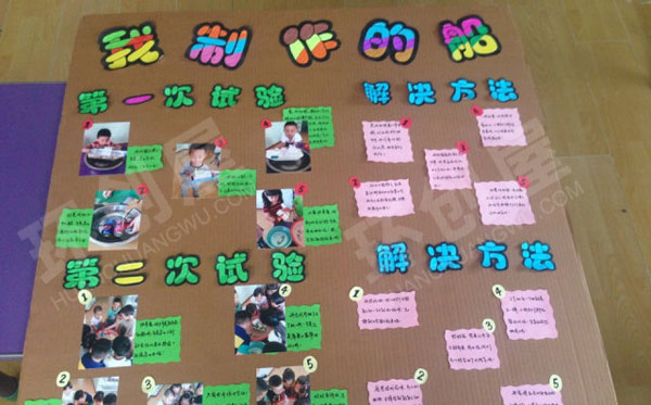 幼儿园科学区船的秘密图片