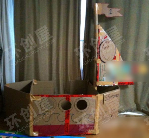 幼儿园角色游戏自制交通工具图片