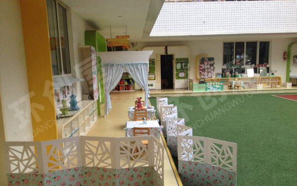 幼儿园角色游戏女王下午茶图片