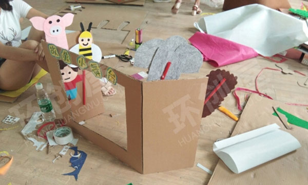 幼儿园表演区故事小舞台搭建图片