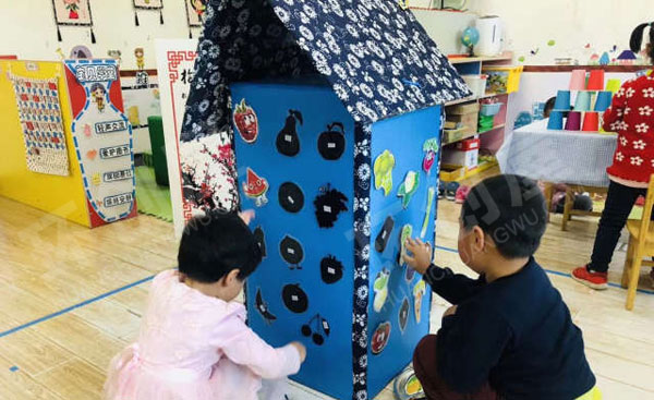 幼儿园益智区中国风主题图片
