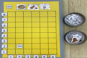 幼儿园益智区自制教玩具一一对应图片3张