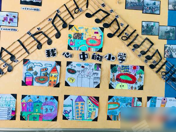 幼儿园幼小衔接我要上小学主题墙图片