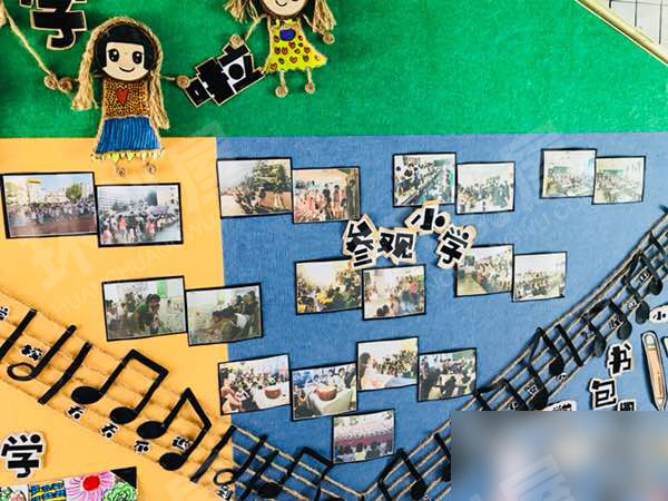 幼儿园幼小衔接我要上小学主题墙图片