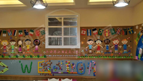 幼儿园交通工具博览会墙面布置图片