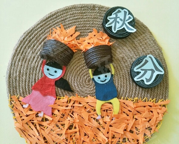 幼儿园24节气图墙面布置环创图片