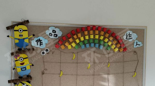 幼儿园各种卡通装饰墙面布置环创图片