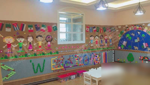 幼儿园交通工具博览会墙面布置图片