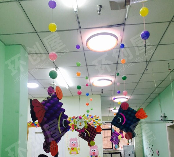 幼儿园鸡蛋托动物花花衣吊饰环创图片