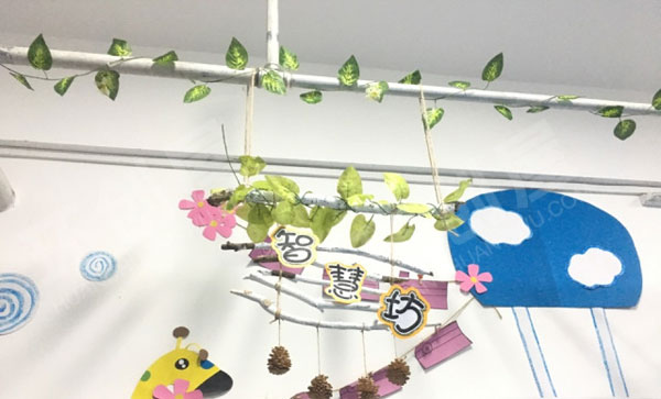 幼儿园区域标志小鸡主题小清新吊饰图片