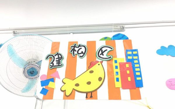 幼儿园区域标志小鸡主题小清新吊饰图片