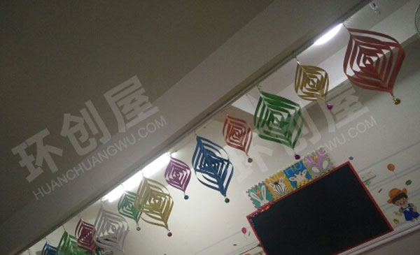 幼儿园卡纸铃铛挂饰图片
