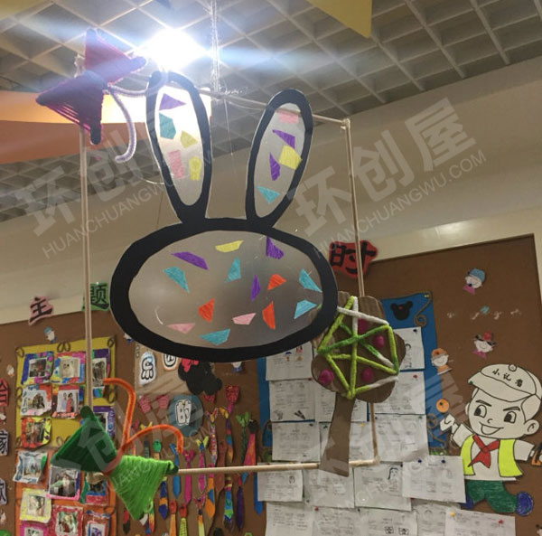 幼儿园免耳朵吊挂饰图片