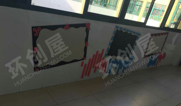 幼儿园环保走廊墙面作品图片