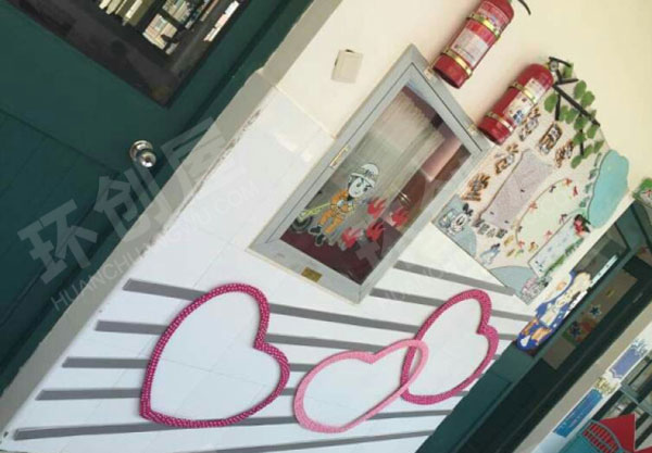 幼儿园环保走廊墙面作品图片