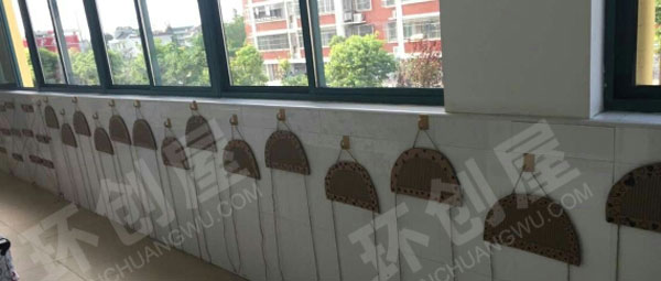 幼儿园环保走廊墙面作品图片