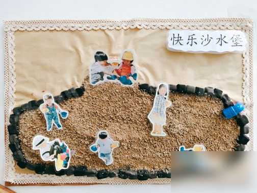 幼儿园走廊楼道环创运动风图片