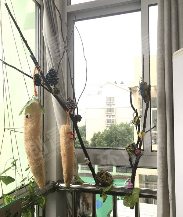 幼儿园窗台装饰秋天的味道图片