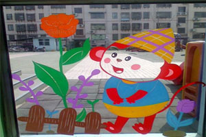 幼儿园有趣的玻璃刻画图片9张