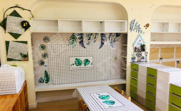 幼儿园ins清新风家园联系栏图片