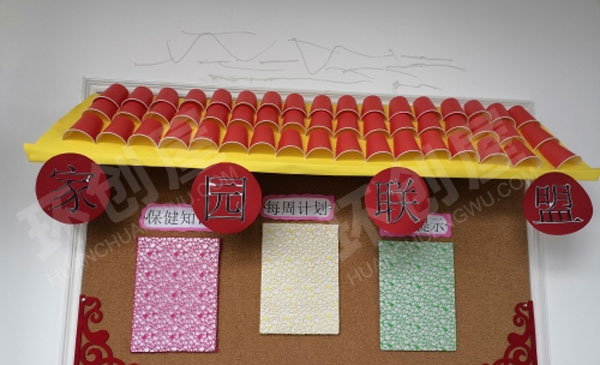 幼儿园各种各样风格家园联系栏图片