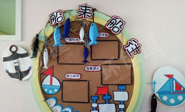 幼儿园各式风格家园联系栏图片