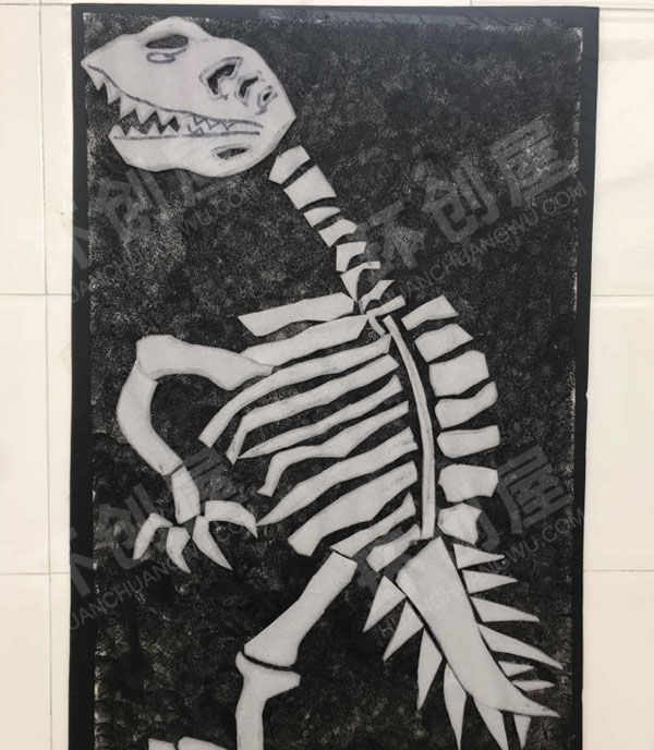 幼儿园废物利用走廊墙面作品展示图片