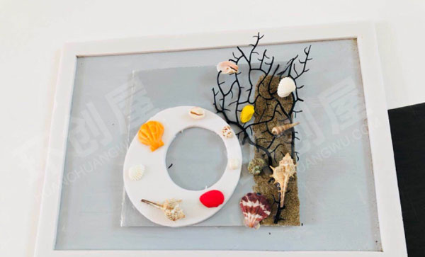 幼儿园贝壳主题作品展示图片