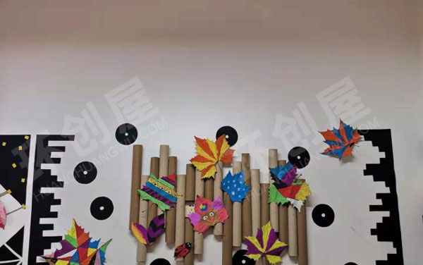 幼儿园叶子的秘密作品展示图片