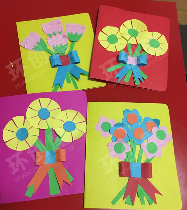 幼儿园老师节贺卡作品展示图片