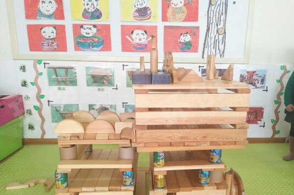 幼儿园搭建区作品图片