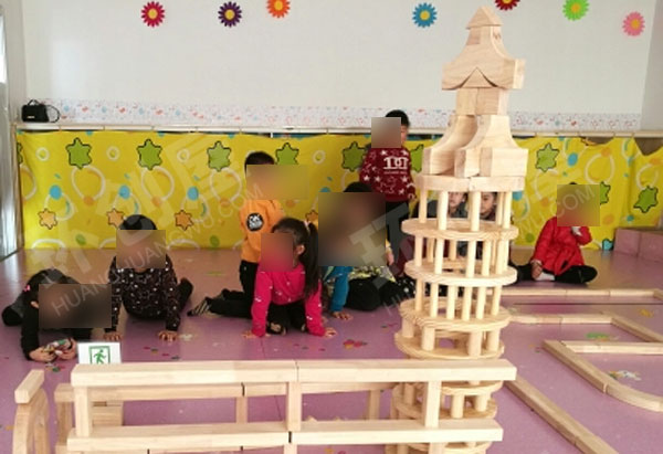 幼儿园建构区好看的建筑图片