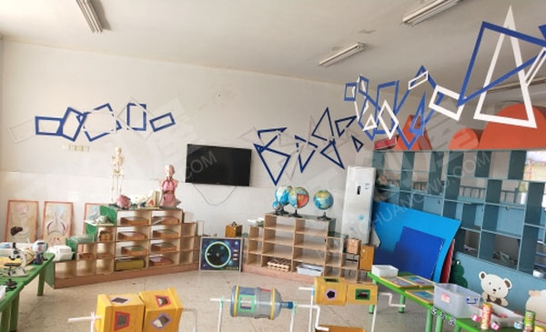 幼儿园废物利用搭建作品图片