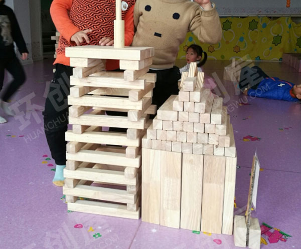 幼儿园建构区好看的建筑图片