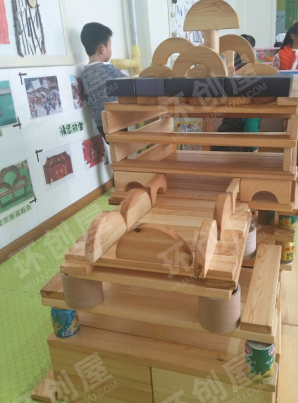 幼儿园搭建区作品图片