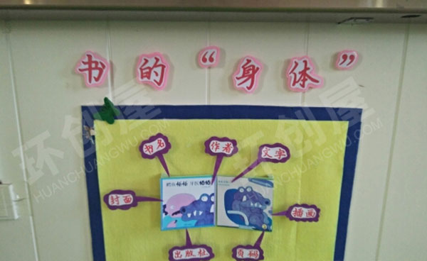 幼儿园图书区墙面设计图片