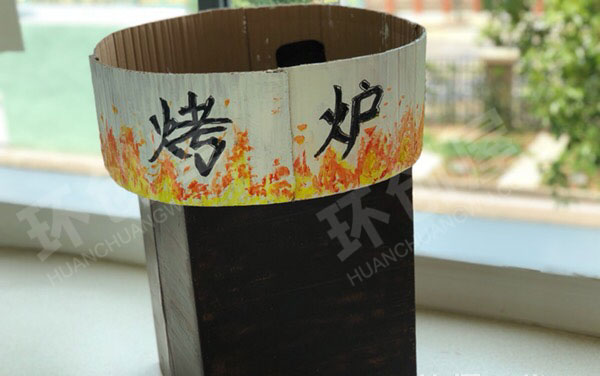 幼儿园角色游戏纯手工打造火锅店图片