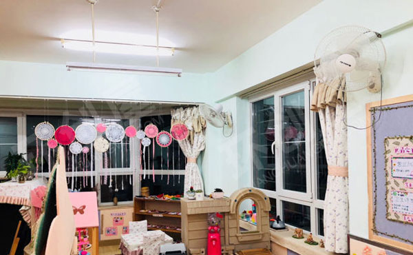 幼儿园角色游戏绿竹花朵小镇餐厅图片