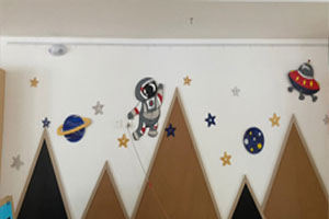 幼儿园星空主题墙图片4张