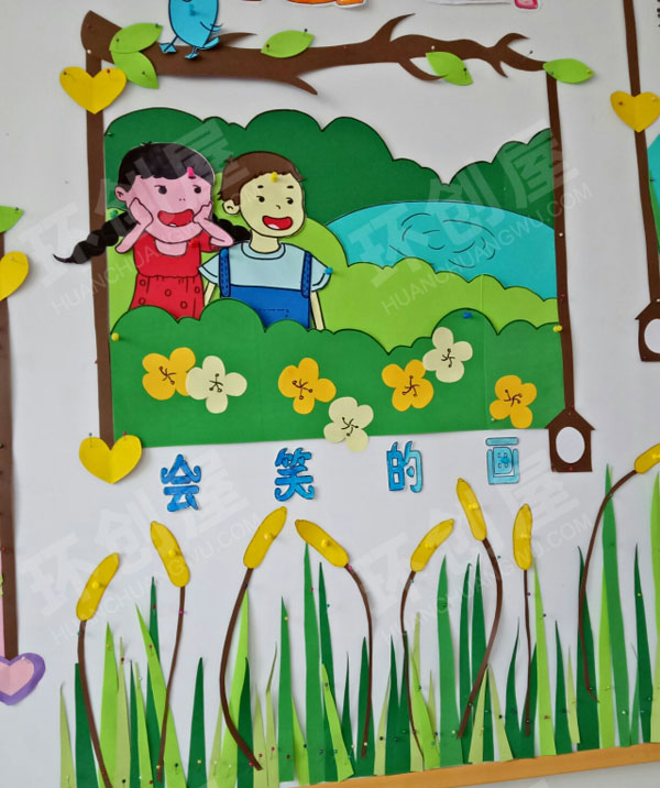 幼儿园美丽的春天主题墙环创图片
