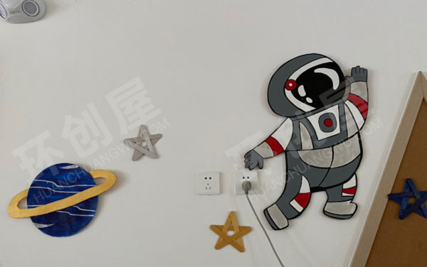 幼儿园星空主题墙图片